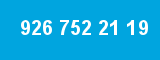 926 752 21 19